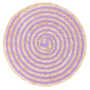 Set 6 Tovagliette Ø38 cm  in Paglia e Carta VdE Tivoli 1996 Spiral