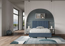 Letto 1 Piazza e Mezzo Agueda Blu Varie Misure