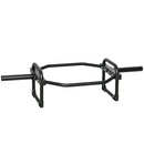 Barra Olimpica Esagonale 5 cm con Capacità 300kg per Sollevamento Pesi in Metallo Nero      