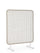 Paravento da Esterno 120x50x150h cm in Alluminio e PP Babilo Bianco e Grigio