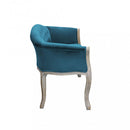 Divano Coleman 107x61x70 h cm in Velluto Blu