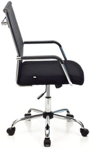 Poltrona da Ufficio Direzionale in Tessuto Urban Nera