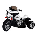 Moto Elettrica Polizia per Bambini 6V Police Nera 