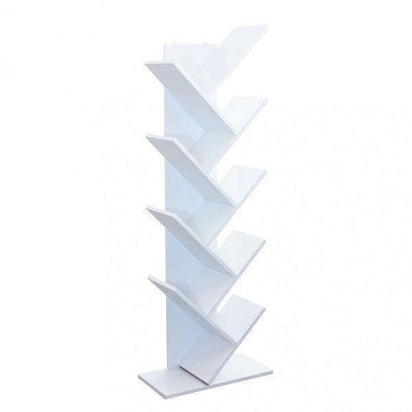 Ariane Bücherregal 50 x 25 x 141,5 h cm aus weißer zweischichtiger Spanplatte prezzo