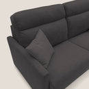 Divano Letto 3 Posti 196x102x97 cm in Tessuto Nero
