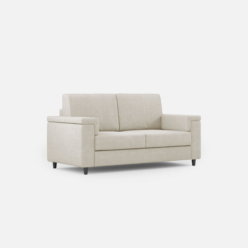 Divano 2 Posti 148x85x85 cm Marrak in Tessuto Latte