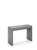 Consolle Allungabile Segmenta 110x42,5/297,5x78 cm in MDF Laccato Grigio Opaco        