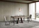 Consolle Allungabile 90-300x40x77 cm Diamante Premium Tortora Telaio Orso 