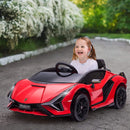 Macchina Elettrica per Bambini 12V con Licenza Lamborghini Sian FKP 37 Nera Metallizata