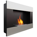 Camino a Bioetanolo da Parete 90x65,2 cm Flig Boston Satinato Senza Vetro