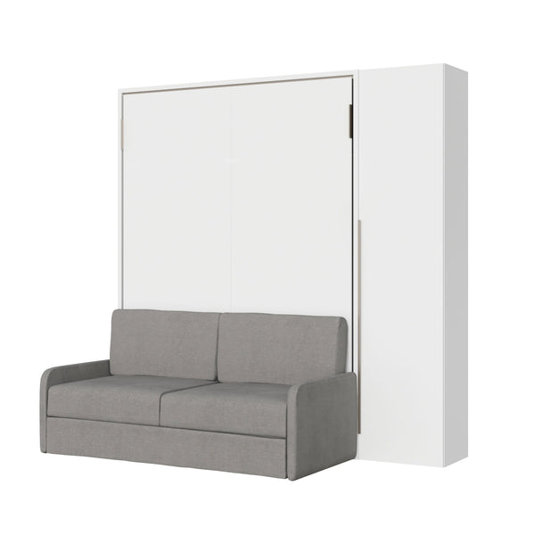 Letto Matrimoniale A Scomparsa 160 Versia Con Divano E Armadio 1 Anta Dx Bianco prezzo