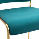 Set 4 Sedie in Metallo e Poliestere  Verde