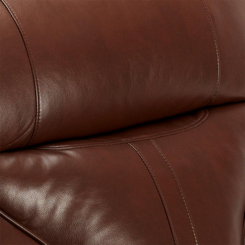 Poltrona Relax Reclinabile Manuale 90x74x130 cm in Similpelle Marrone