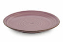 Set 6 Piatti Piani Ø27x5 cm in Gres Villa d'Este Home Tivoli New Baita Viola