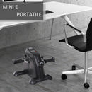 Mini Pedaliera Cyclette per Gambe e Braccia Max 120Kg con LCD  Cyclo Nero
