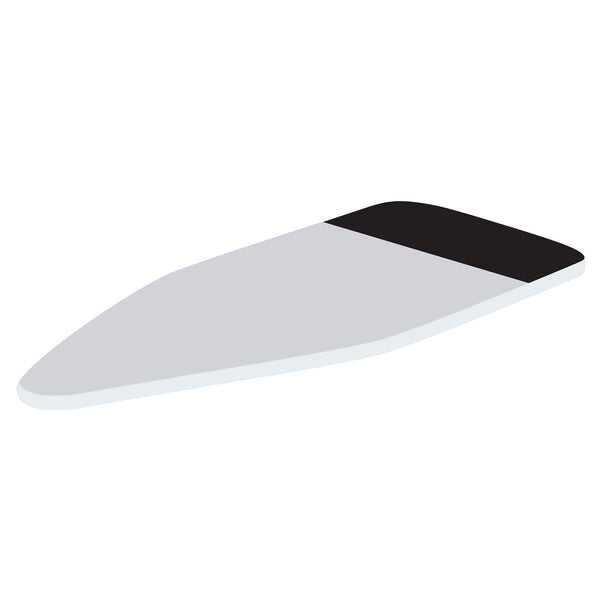 Copriasse Ricambio Asse da Stiro Luxor 123x48 cm Cotone Spugna Feltro Grigio online