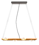 Lampada a Sospensione da Interno Attacco E27 in Legno naturale Naturale