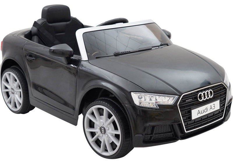 Macchina Elettrica per Bambini 12V con Licenza Audi A3 Nera