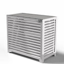 Cover Pompa di Calore 105x65x150 cm a Terra Indipendente Big Blade VL Bianco 