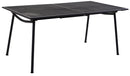 Tavolo da Giardino Rettangolare Allungabile in Metallo Taranto Antracite