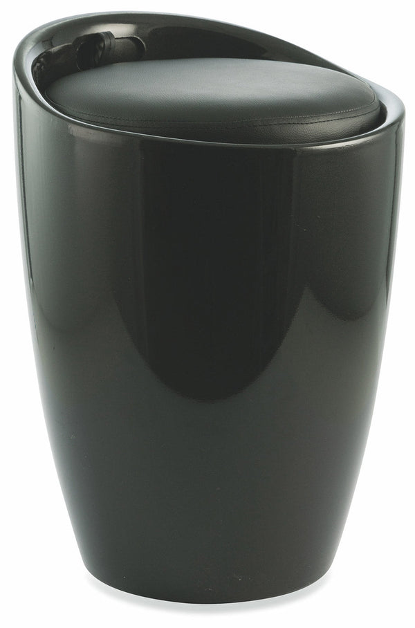 sconto Pouf Hocker Container Ø37x45,5 cm in ABS Soriani Black