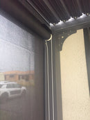 Pergola da Giardino 3,6x3 m in Alluminio con Tenda Laterale Grigio Antracite