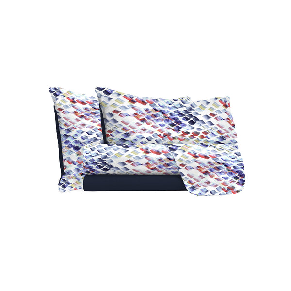 Bettwäsche-Set mit Aufdruck oben und unten und Lena-Kissenbezügen in verschiedenen Größen online