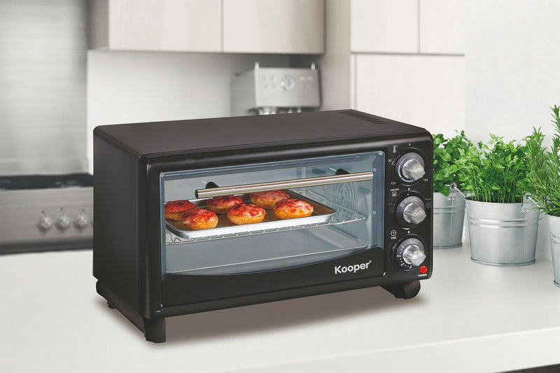 Forno Fornetto Elettrico Ventilato 24 Litri 1380W Kooper Texas 24 Nero