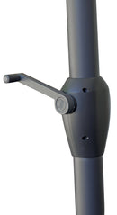 Ombrellone da Giardino 3x2 m Palo Ø48 mm Telo in Polietilene Ecrù