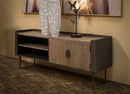 Mobile Porta TV Toronto 150x42x58 cm in Abete e Ferro      