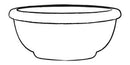Vaso Ø50x22 cm in Polietilene Tulli Ciotola Castello Classic 50 Antracite