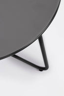 Tavolino da Esterno Ø45x45h cm in Acciaio Verniciato Austin Antracite  