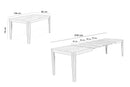 Tavolo Allungabile 156/316x90x76 cm in Melaminico Big Antracite
