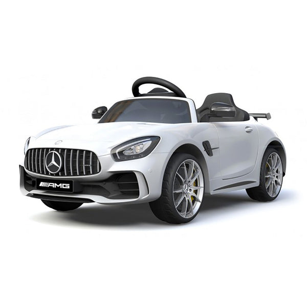 prezzo Elektroauto für Kinder 12V Mercedes GTR AMG Weiß