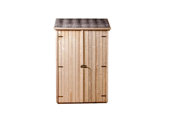 prezzo Casetta Box da Giardino 1,2x0,6 m con Pavimento in Legno Picea Massello 16mm Eden