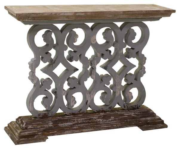 Rechteckige Konsole 1 Etage aus Adami-Tannenholz prezzo