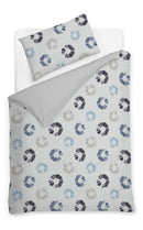 Copripiumino 1 Piazza e Mezzo Double Face con Federe Stampato Blow 