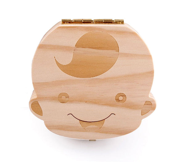sconto Holzkiste für Milchzähne für einen Jungen