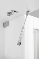 Parete Attrezzata Soggiorno 260x30x180 cm Maruska n°3 Bianco Lucido 