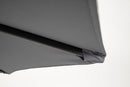 Ombrellone da Giardino 8 Stecche Ø300x242h cm Telo in Poliestere Kalife Grigio Scuro 