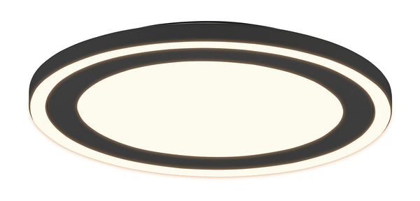 Plafoniera da Interno a LED in Plastica Nero Opaco acquista