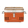 Tragbarer Holzkohlegrill 42,5 x 34,7 x 23 cm in Orange Cube Metal