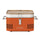 Tragbarer Holzkohlegrill 42,5 x 34,7 x 23 cm in Orange Cube Metal