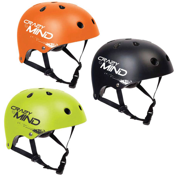 sconto Casco Aerodinamico per Bambini Misura 54-58 cm con Fori di Aerazione Arancio o Nero o Verde