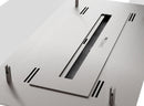 Camino a Bioetanolo da Incasso 60x32 cm Insert 600 in Acciaio Inox