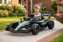 Macchina Elettrica per Bambini Licenza Mercedes F1 12V con Telecomando Nero