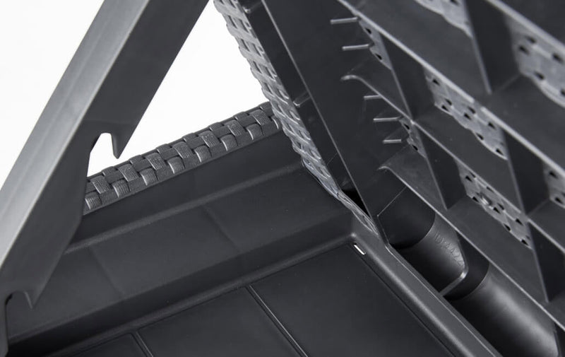 Lettino Prendisole da Giardino 187,5x58x29 cm in Resina Keter Jaipur Antracite