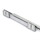 Kit Cassetto Portascarpe e Telaio per Armadio 900 mm in Alluminio e Plastica Emuca Grigio Pietra