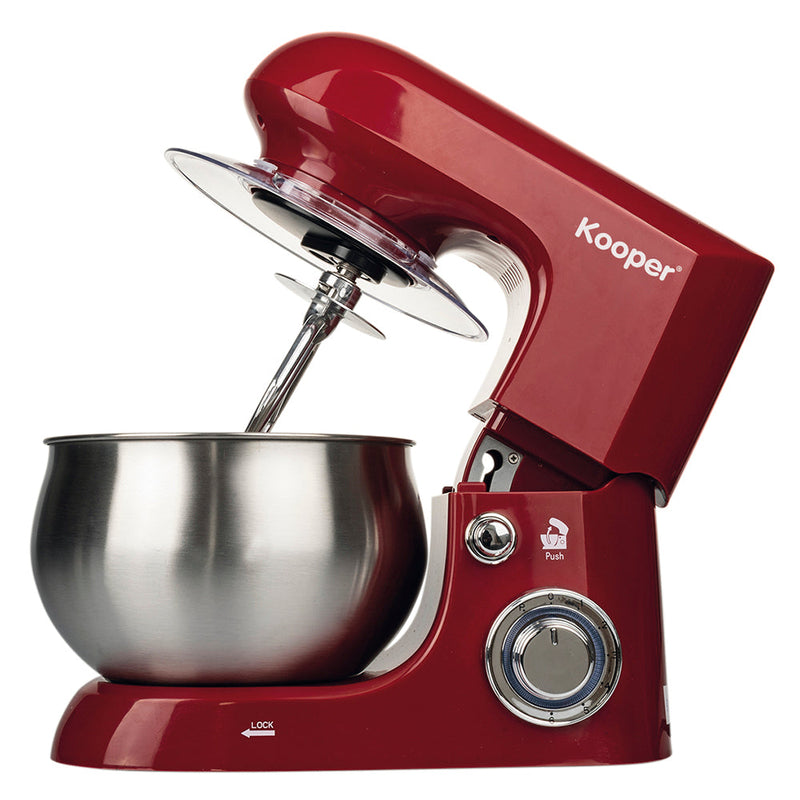 Impastatrice Planetaria 5 Litri 6 Velocità 1300W Kooper Atena Rosso