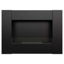 Camino a Bioetanolo da Parete 90,2x65 cm Flig Boston 2 Nero